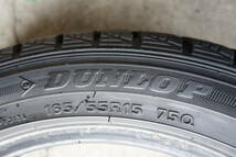 ８分山 . 夏タイヤ 165/55R15 ダンロップ SDX-2 ２本 O-212_画像4