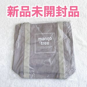 【新品】mango tree マンゴーツリー　オリジナルエコバッグ　シンプル無地 トートバッグ ノベルティ　ロゴ入り 2way