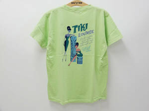 サンサーフ SUN SURF Tシャツ TIKI LOUNGE by SHAG SS78036 東洋エンター グリーン Lサイズ 多少汚れ 50%オフ (半額) 送料無料 即決 新品