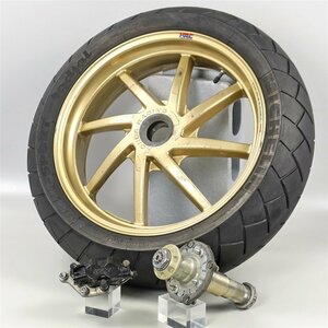 !VFR400R/NC30 HRC TT-F3 kit Magne sium rear wheel &HRC rear axle shaft / spacer & rear brake caliper SET (H0704B16)