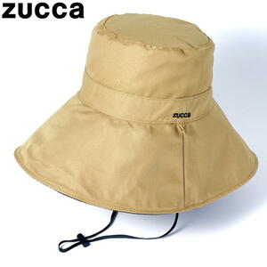 ZUCCa（ズッカ）UVカット帽子 ネイビー×ベージュ リバーシブル 遮光率 紫外線カット率 99.9% 未開封 付録