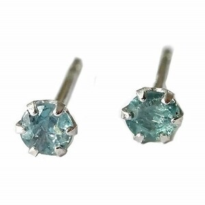  alexandrite platinum earrings ( change color )0.10 carat [ birthstone 6 month ] [ gift wrapping ending ]7377