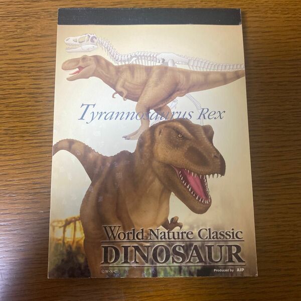 恐竜　メモ帳　ティラノサウルス