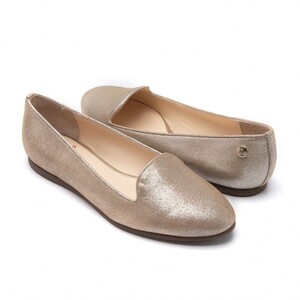 Vivien Westwood Vivienne Westwood Glitter Leather Flat Thate Silver 38 (23,5 -й)