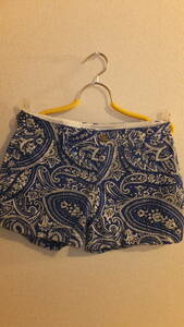 ★OLD NAVY★ Ladies short Pants size 2 オールドネイビー レディースショートパンツサイズ2 USED IN JAPAN ペーズリー