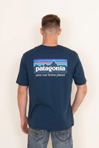 新品PatagoniaパタゴニアusaメンズＳサイズ (日本人男性Ｓ～Ｍ)半袖ＴシャツM's p-6 mission ミッションオーガニック日本未入荷カラー _画像2