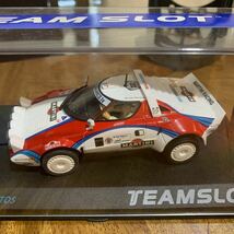 未開封新品 TEAM SLOT LANCIA STRATOS TAC-RALLY 2011 1/32 slot car スロットカー ランチャ ストラトス チースロ 右ハンドル_画像1