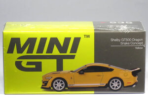 MINI GT 1/64 シェルビー GT500 ドラゴンスネーク コンセプト イエロー (左ハンドル) (MGT00535-L)