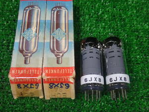 6JX8(3 ultimate 5 ultimate combined tube ) telefunken used 2 ps W 1317( adjustment number )