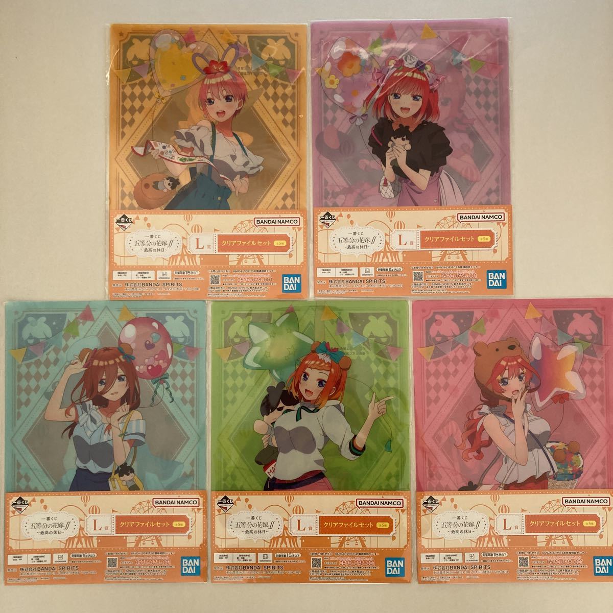 ヤフオク! -「一番くじ 五等分の花嫁∬ ~最高の休日~」の落札相場