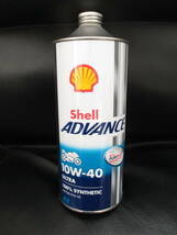 【正規品】Shell ADVANCE 4T ULTRA 10w-40 1L シェル アドバンス 4T ウルトラ JASO 規格 MA2_画像1
