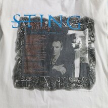 【SALE】F□90年代 USA製 Sports Wear Sting Mercury Falling プリント Tシャツ ホワイト 白色 (M) 中古 古着 k5619_画像3