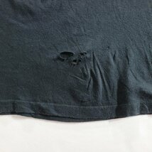 【SALE】F□90年代 USA製 Hanes ヘインズ Mysstress プリント Tシャツ ブラック 黒色 (L) 中古 古着 k7085_画像6