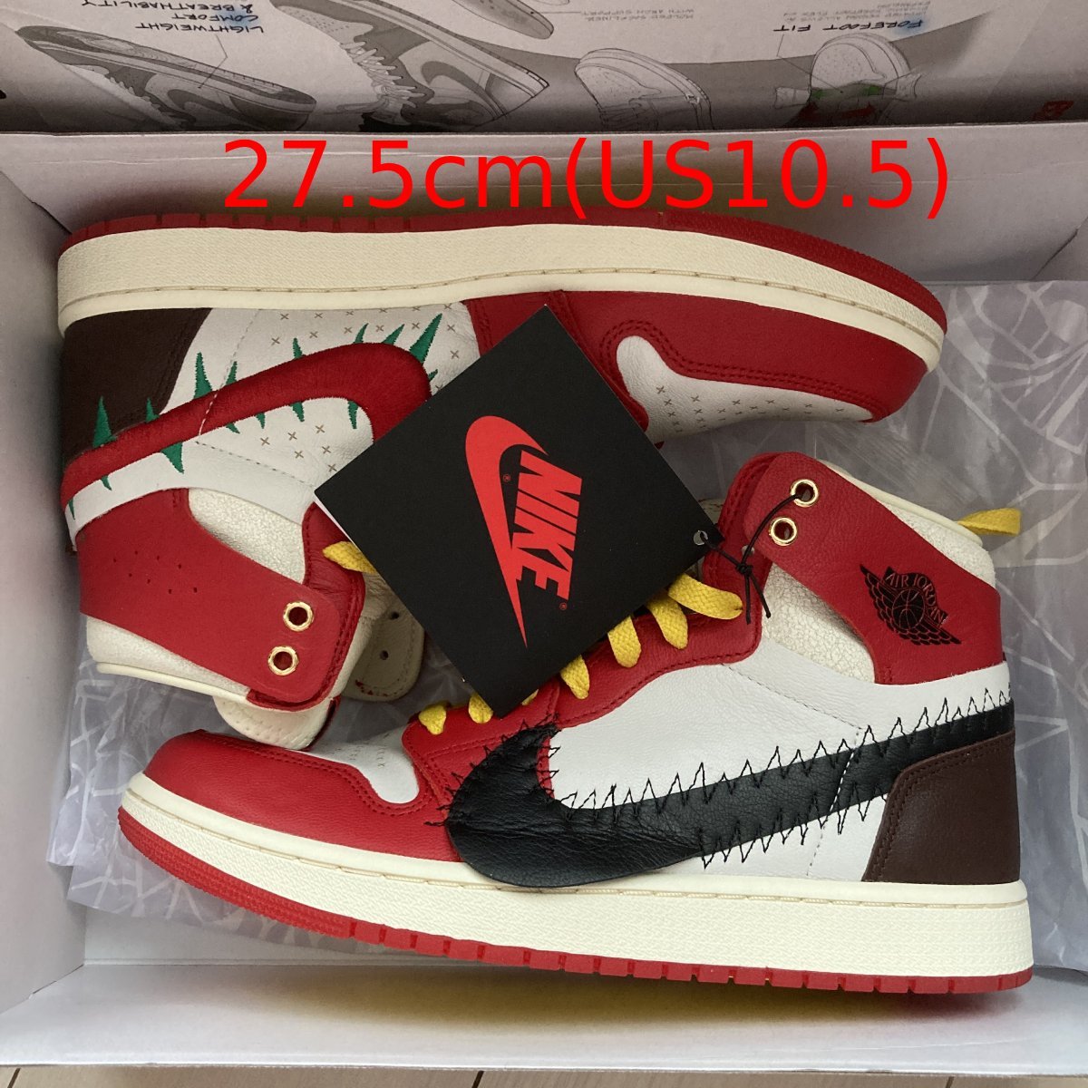 Teyana Taylor Nike WMNS Air Jordan 1 High Zoom CMFT 2 Gym Red 23.5