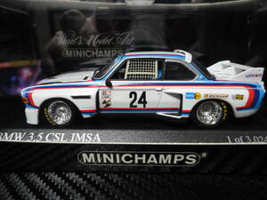 BMW 3.5 CSL IMSA 1975　ミニチャンプス 1/43