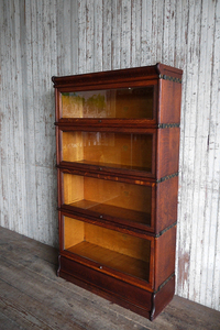  antique Macry company manufactured se comb .naru book case [asrm-241] Vintage America interior display bookcase start  King Japan color 