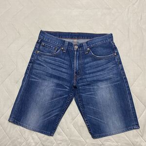 7B【着少】LEVIS リーバイス SP503-0036 ショートパンツ ハーフパンツ 短パン 半パン 32×13 デニム ジーンズ ジーパン 格安