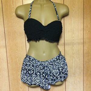  thickness pad wire entering frill bikini flair skirt M size 3 point set 