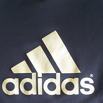 ｓ079 良品！男の子も女の子も！■adidas■ アディダス CLIMACOOL サイズ160 濃紺系 ゲームシャツ 半袖Tシャツ おてがる版205円発送_画像3