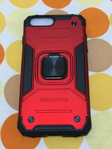 新品・未使用 ★ iPhone 7 Plus KICKSTAND CASE RED ★ キックスタンドケース レッド ★ スマホスタンド 赤