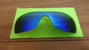 処分価格！！！POLARIZED刻印入！！★オークリー　バットウルフ用 カスタム偏光レンズ　Batwolf ICE BLUE Color Polarized　BAT WORF★