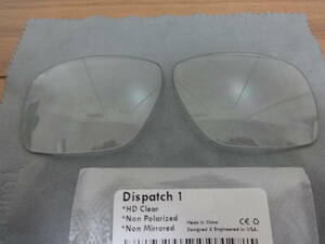 HD刻印入り！超処分価格！★オークリー ディスパッチ １用 カスタムレンズ HD CLEAR 新品　Oakley Dispatch １ Sunglasses