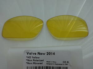 ★オークリー バルブ　VALVE NEW 2014 OO9236用 カスタム レンズ HD yellow 新品 