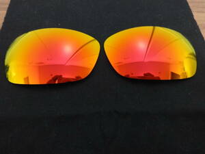 処分価格！！★　OAKLEY オークリー HIJINX ハイジンクス用 カスタム偏光 レンズ RED Color ミラー 