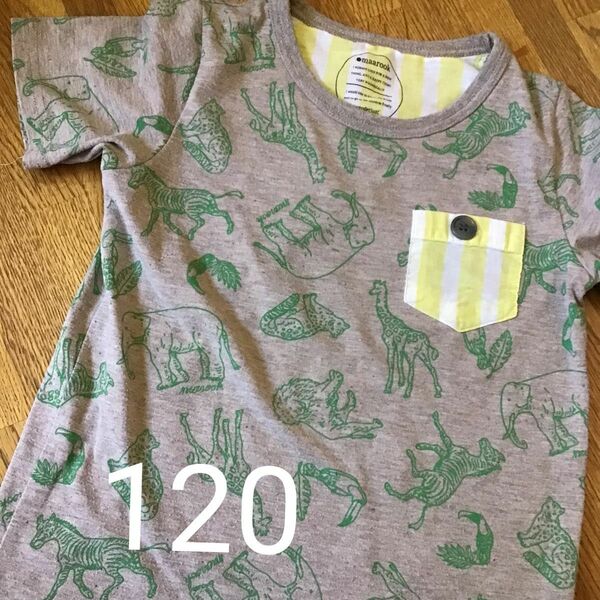 半袖Tシャツ 120 動物柄