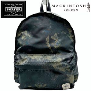 激レア☆ PORTER ポーター MACKINTOSH マッキントッシュ コラボ デイパック リュック 迷彩 カモフラ