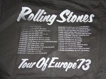 送料185円・H556■ ザ・ローリングストーンズ Tシャツ Lサイズ　ヨーロッパ'73 レプリカ　THE ROLLING STONES_画像6