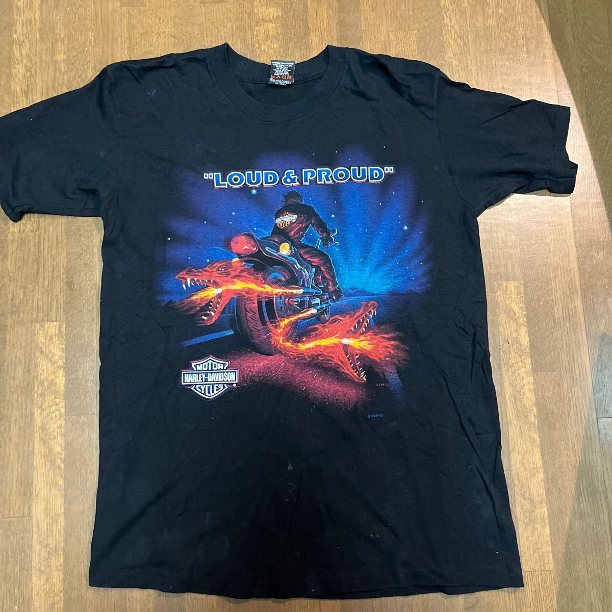 レア KITH Harley Davidson ボックスロゴTシャツ 2XL 1点物 ゲリラ