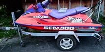 SEA-DOO シードゥー GSX GTX ジェットスキー 中古 トレーラー セット 部品取り ジャンク レストア ベース 大分県 (引取)_画像1