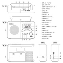 ラジオ ポータブル ラジオNIKKEI 短波 目覚まし AudioComm PLLポータブルラジオ AM/FM 電池式｜RAD-T570N 03-5550 オーム電機_画像4