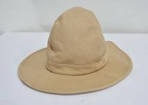 未使用 22ss visvim PANAMKA SCOUT HAT (FR VEG.LB) BEIGE レザー ハット Y-320178_画像2