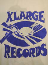 X-LARGE XLARGE エクストララージ BREAK THE RECORDS S/S TEE ホワイト Lサイズ 人気商品 送料￥230～_画像2