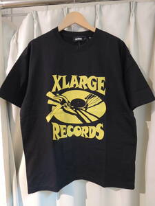 X-LARGE XLARGE エクストララージ BREAK THE RECORDS S/S TEE ブラック Lサイズ 人気商品 送料￥230～ 値下げ！