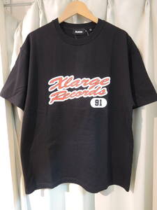 X-LARGE XLARGE エクストララージ XLARGE RECORDS CLASSIC LOGO S/S TEE ブラック Lサイズ 人気商品 送料￥230～ 値下げ！