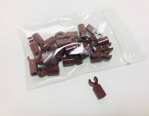 【新品未使用】レゴ　LEGO　バーホルダー　クリップ　ブラウン　茶　24個　