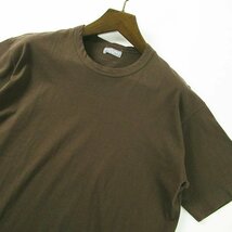 r4a052510★希少 80s COMME des GARCONS HOMME コムデギャルソンオム 80年代 バックロゴ Tシャツ 焦げ茶系 メンズ L相当_画像4