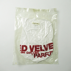 r3a033125★1995年 デッドストック 未使用 COMME des GARCONS PARFUMS コムデギャルソンパルファム RED VELVET 真空パックTシャツ メンズ M