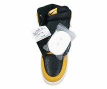 NIKE 555088-701 AIR JORDAN 1 RETRO HIGH OG Pollen エアジョーダン シューズ イエロー×ブラック サイズUS9=27cm 正規品 / 28871_画像9