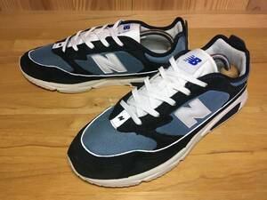 ★new balance ニューバランス X-RACER 紺×白 27.5cm Used 検 574 1400 1500 1600 スーパーコンプ レーサー