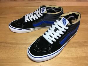 ★VANS バンズ US企画 SK8 MID スケート 黒×青 27.0cm 美品 Used 検 オールドスクール ハーフキャブ ERA スニーカー