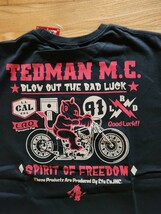 即決★エフ商会　TEDMAN デッドマン TDSS-550 半袖Tシャツ カスタム　バイク　ブラック　44_画像1