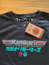 即決★エフ商会　KAMINARI カミナリ 雷　KMT-217 半袖Tシャツ Z250FT バイク　ブラック　XL_画像3