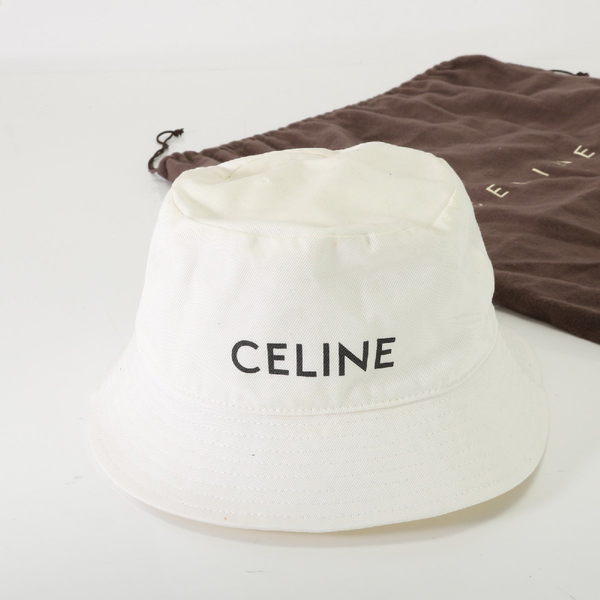 交換無料! 未使用品 CELINE セリーヌ バケットハット ハット
