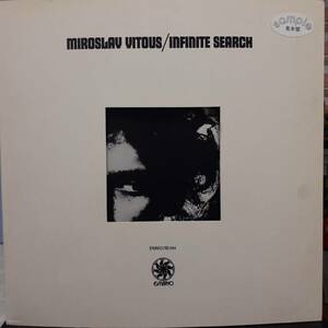 PROMO日本盤LP 見本盤 Miroslav Vitous / Infinite Search 1970年作の76年盤 Embryo P-7501A John McLaughlin Herbie Hancock Herbie Mann