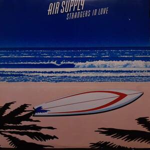 おまけ付！永井博イラスト・ジャケ！Air Supply / Strangers In Love 1980年 EPIC 25-3P-232 大滝詠一 A Long Vacation AOR Hiroshi Nagai