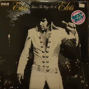 奇跡 未開封シールド 米RCA盤LP！Elvis Presley /That's The Way It Is 1970年作の81年盤 AYL1-4114エルヴィス・プレスリー オン・ステージ